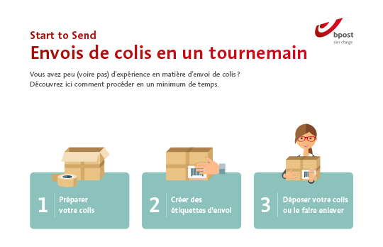 Guide Start to Send: Envois de colis en un tournemain